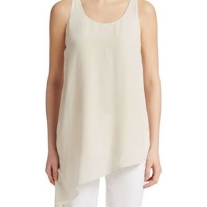 Eileen Fisher Asymmetrical Silk Tank size Medium